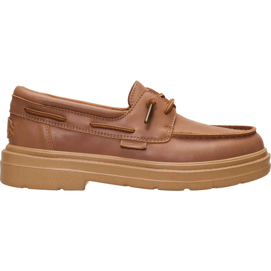 Sienna Boat Leather