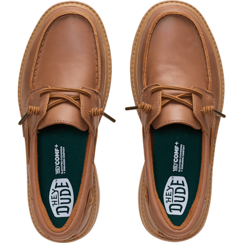 Sienna Boat Leather