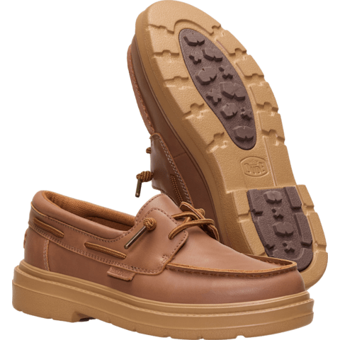 Sienna Boat Leather